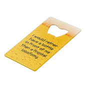 瓶より優先 クレジットカード栓抜き (正面アングル)