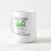 瓶を取れ…缶詰の季節だ コーヒーマグカップ (正面左)