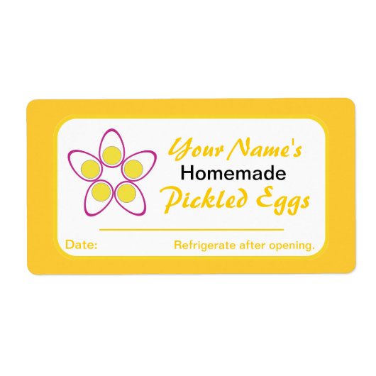 瓶パーソナライズされたの缶詰ラベル ラベル (正面)