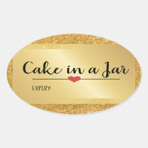 瓶入りケーキのモダンなゴールドグリッターのホリデーシーズン