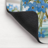 瓶忘れに入った花 マウスパッド (コーナー)