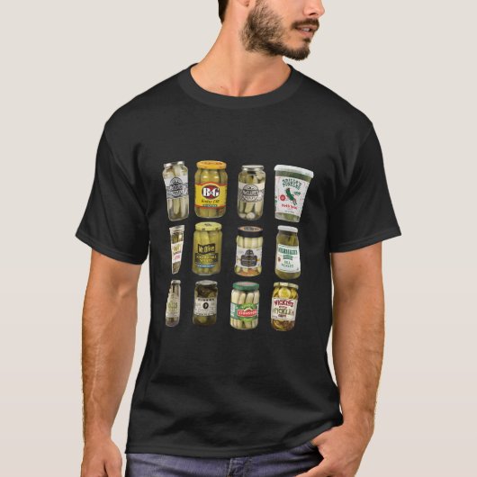 瓶詰めのピクルス Tシャツ (正面)