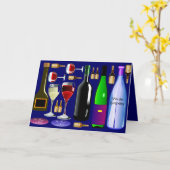 瓶詰めの誕生日 カード (黄色い花)