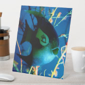 瓶詰めの魚 jGibney 博物館 Zazzle 台座サイン (インサイチュ)