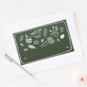 瓶/スパイス ブランク ステッカー ラベル VIII (封筒)