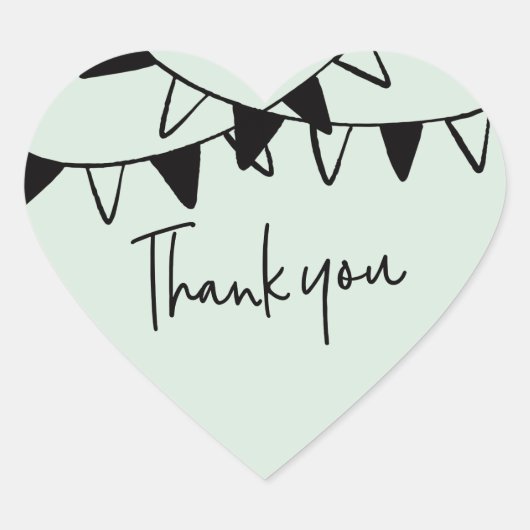 瓶/スパイス 謝謝 ラベルステッカー X ハートシール (正面)