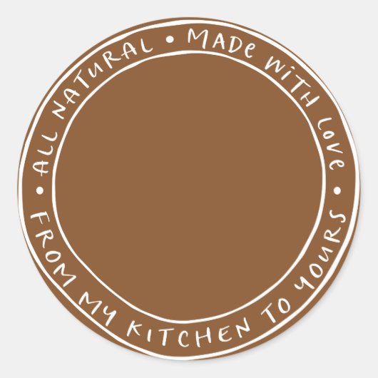 瓶 / 自然派 オーガニック スティッカー ラベル (正面)