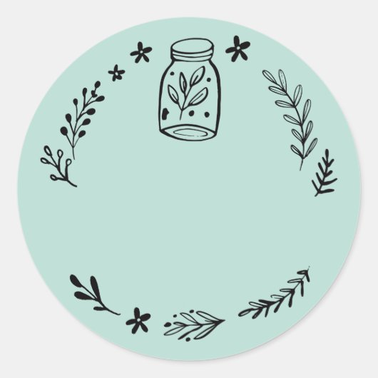 瓶 / 香料 空白贴纸标签 ラウンドシール (正面)