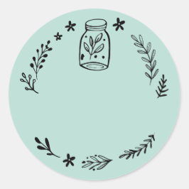 瓶 / 香辛料 ブランク ステッカー ラベル