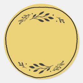 瓶 / 香辛料 ブランク ステッカー ラベル III