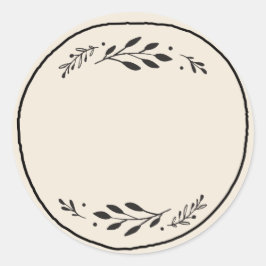 瓶 / 香辛料 ブランク ステッカー ラベル III