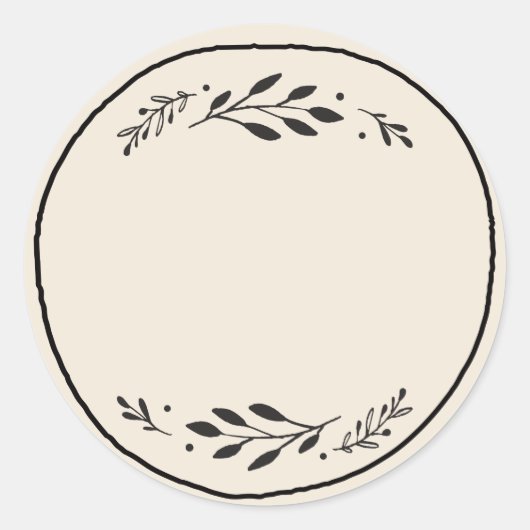 瓶 / 香辛料 ブランク ステッカー ラベル III (正面)