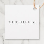 甘いあの人への小さなプレゼント ギフトタグ, クラフト フェイバータグ (裏面)