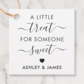 甘いあの人への小さなプレゼント ギフトタグ, クラフト フェイバータグ (正面)