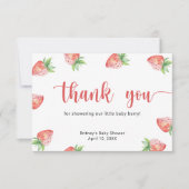 甘いいちご感謝していお前 サンキューカード (正面)