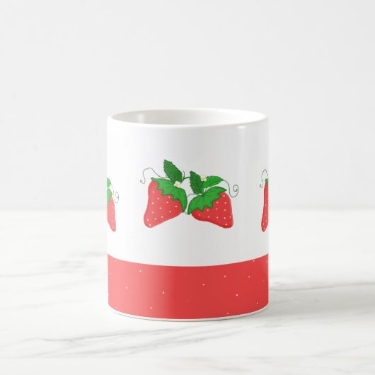 甘いいちご コーヒーマグカップ (中央)