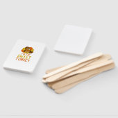 甘いおもしろいトルコ家族のマッチング感謝祭 ハンドファン (組立なし)