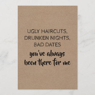甘いおもしろい花嫁/メイド・オブ・オーナー(花嫁付き添い人)提案 招待状