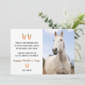 甘いおもしろい馬ハッピーマザーズのデイカード シーズンカード (スタンド正面)