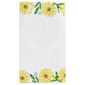 甘いお洒落はちみつ蜂の赤ちゃんシャワー スモールペーパーバッグ (裏面)