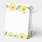 甘いお洒落はちみつ蜂の赤ちゃんシャワー フェイバーボックス (裏面サイド)