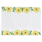 甘いお洒落はちみつ蜂の赤ちゃんシャワー ラージペーパーバッグ (裏面)