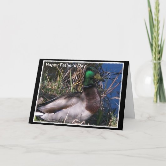 甘いお父さんの日の短い挨拶またはノートカード カード (正面)