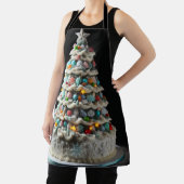 甘いお祝いクリスマスツリーケーキ エプロン (インサイチュ)