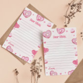 甘いお祝いタイムカプセルノートメッセージカード サンキューカード