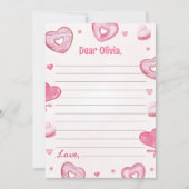 甘いお祝いタイムカプセルノートメッセージカード サンキューカード (正面)