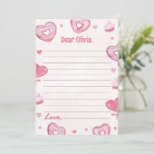 甘いお祝いタイムカプセルノートメッセージカード サンキューカード (スタンド正面)