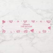 甘いお祝い誕生日ウォーターボトルラベル ペットボトルラベル (シングルラベル)