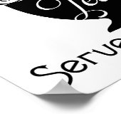 甘いお茶が新鮮なデイリーレストランサインを出す ポスター (角)