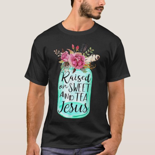 甘いお茶とイエスに育てられる Tシャツ (正面)