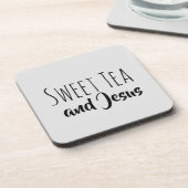 甘いお茶とイエス コースター (左側)