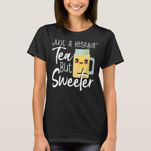 甘いお茶ドリンク甘いお茶甘いお茶 Tシャツ (正面)