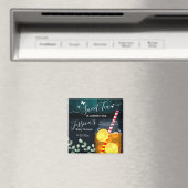 甘いお茶ベビーシャワーパーティーギフトお願い マグネット (インサイチュ (食洗機))