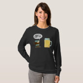 甘いお茶甘いお茶を飲む私は甘いお茶が大好き Tシャツ (正面フル)