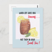 甘いお茶 ポストカード (正面/裏面)