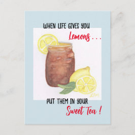 甘いお茶 ポストカード