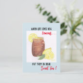 甘いお茶 ポストカード (スタンド正面)