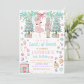 甘いお菓子の土地プラム妖精くるみ割り 招待状 (スタンド正面)