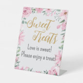 甘いお菓子の愛が開花ペデスタルサイン 台座サイン (正面)