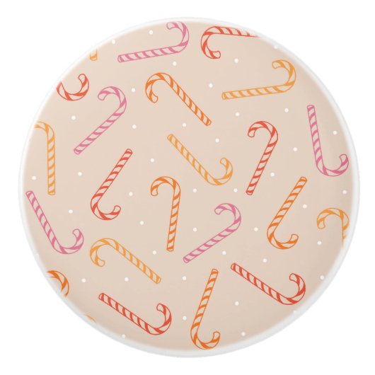 甘いお菓子の柄 セラミックノブ (正面)