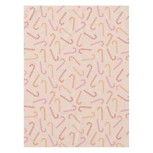 甘いお菓子の柄 テーブルクロス (正面)