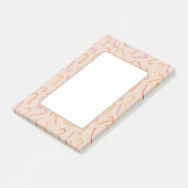 甘いお菓子の柄 ポストイット (アングル)