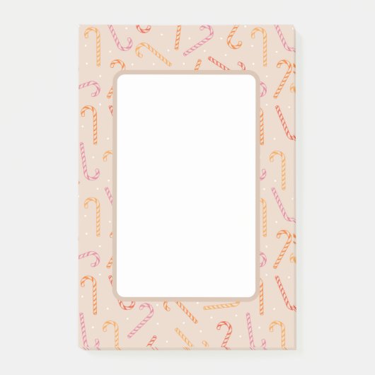 甘いお菓子の柄 ポストイット (正面)