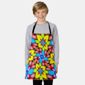 甘いお菓子の花 エプロン (着用した状態)