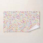 甘いお菓子まき模様 バスタオルセット (ハンドタオル)