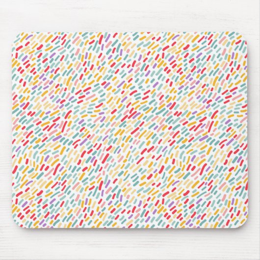 甘いお菓子まき模様 マウスパッド (正面)